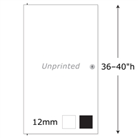 36"h Twist Unprinted Locking Door