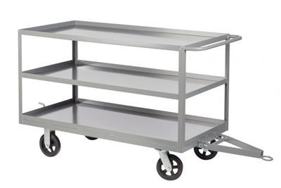 3CST - Three Shelf Caster Steer Trailer Cart