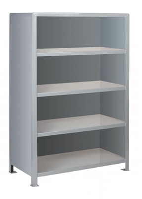 Enclosed All Welded Shelving Unit 5 Shelves