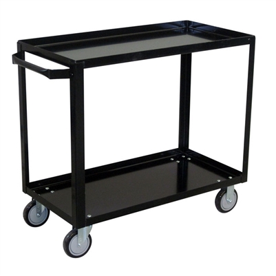 Series AZ - 14 Gauge Two Shelf Cart - 18" x 24" Shelf Size