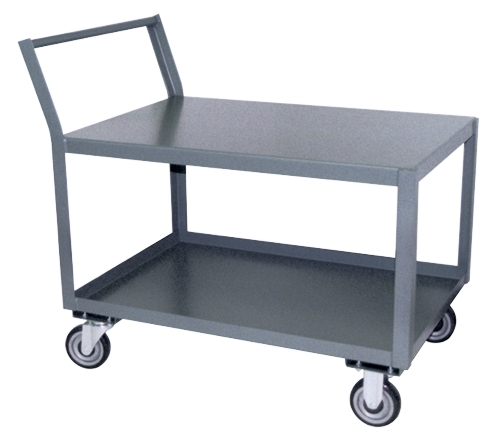 Kickback Handle Low Profile Cart - 36" x 48" Shelf Size