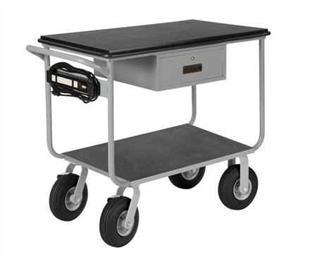 DB17FP - Cushion Load Electrically Wired Mobile Work Center