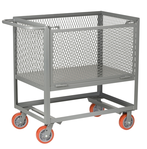 Ergonomic Mesh Box Truck with Drop Gate