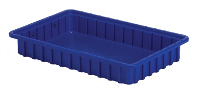 Carton of (12) DC2-025 - Divider Tote Box, 16-1/2" L X 10-7/8" W x 2-1/2" H