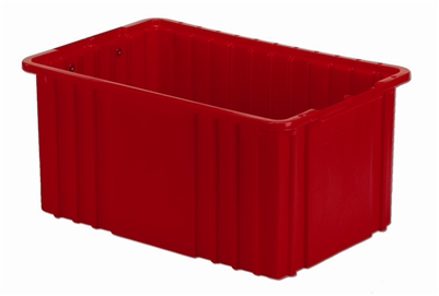 Carton of (6) DC2-080 - Divider Tote Box, 16-1/2" L X 10-7/8"" W x 8" H
