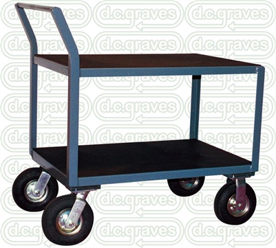 Series DF - Low Profile Instrument Cart - 18" x 30" Shelf Size