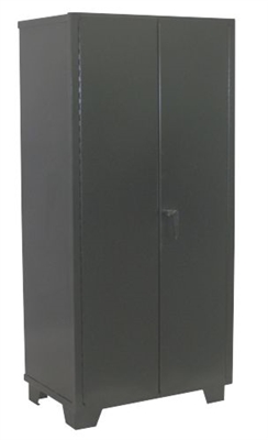 DS248 - Solid Door Welded Storage Cabinet - 24" x 48" Shelf Size