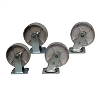 E1 - 5" x 1-1/4" Steel (semi) Casters - 1,200-lbs. Capacity