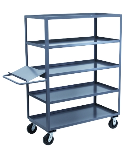 Five Shelf Picking Truck with Sloped Writing Stand
