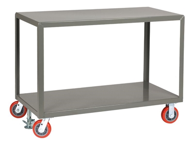 Heavy Duty Mobile Table with Floor Lock