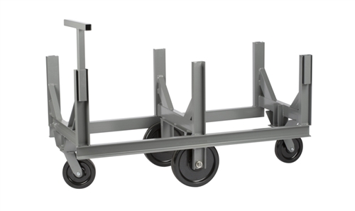 Bar Cradle Truck w/ Pushbar Hanle - 5,000-lbs Capacity, 28" x 60"