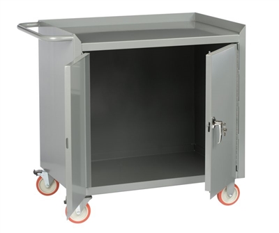 MD17 - Mobile Cabinet w/ Locking Doors - 24" x 36" Shelf Size