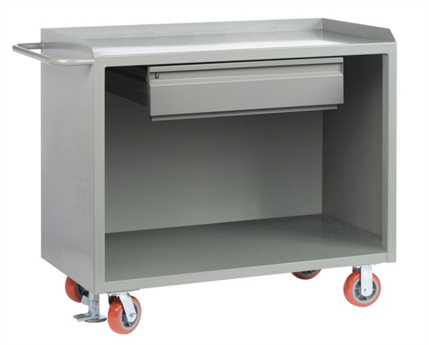 Mobile Bench Cabinet with Heavy Duty Storage Drawer