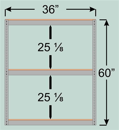 Heavy Duty Shelving Unit 7 Shelves