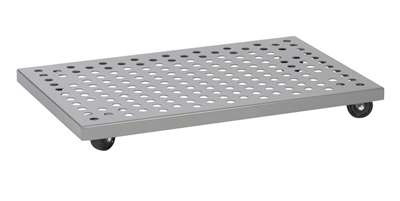 PDD17 - Perforated Deck Dolly - 24" x 36" Deck Size, Color Gray