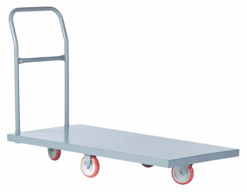 PJ24 - Diamond Pattern Caster Platform Truck - 30" x 48" Deck Size