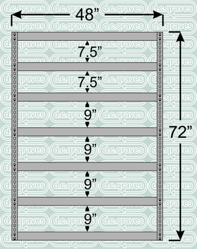 Heavy Duty Shelving Unit 7 Shelves