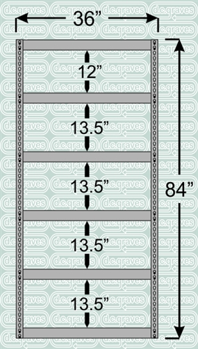 Heavy Duty Shelving Unit 84 Inch High 6 Shelves