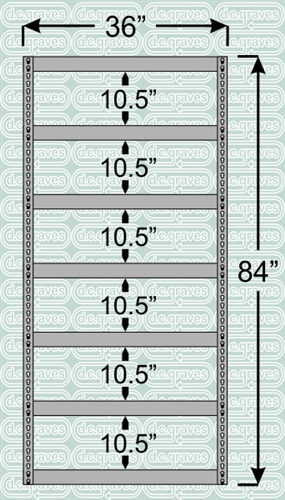 Heavy Duty Shelving Unit 84 Inch High 7 Shelves