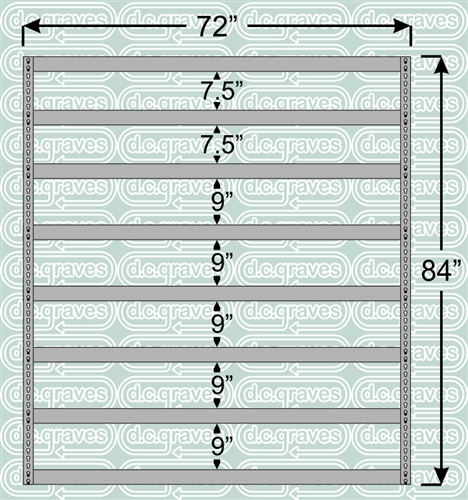 Heavy Duty Shelving Unit 84 Inch High 8 Shelves