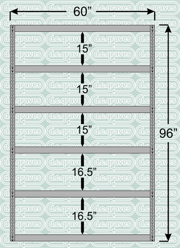 Heavy Duty Shelving Unit 96 Inch High 6 Shelves