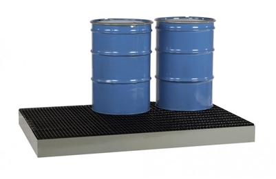 Low Profile Spill Containment Platform 6 Drum 99 Gallon Capacity