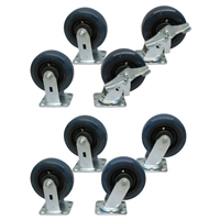 Y2 - 5" x 2" Polyurethane Casters - 3,000-lbs. Capacity