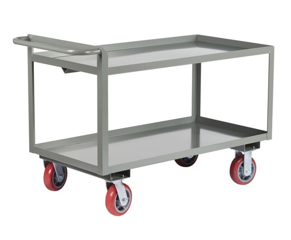 CC25L - Heavy Duty Low Profile Cart, Lipped Shelves - 30" x 60" Shelf Size
