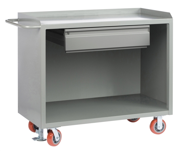 Mobile Bench Cabinet with Heavy Duty Storage Drawer - 24 x 36