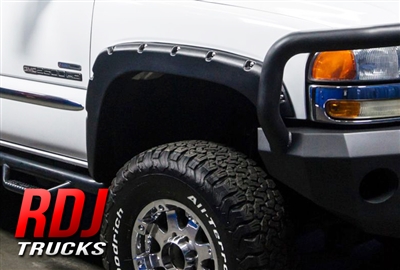 1999-2006 Chevrolet Silverado GMC Sierra RDJ Trucks PRO-OFFROAD Bolt-On Style Fender Flares || 10-1012