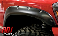 Dodge Ram 1500 2002-2008 | 2500/3500HD 2003-2009 RDJ Trucks PRO-OFFROAD Bolt-On Style Fender Flares | 10-2009