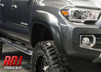 2016-2023 Toyota Tacoma PRO-X-TEND Streamline Style Fender Flares by RDJ Trucks | 25-6014 || 16 2017 2018 2019 2020 2021 2022 2023 || Smooth Paintable, Textured, Rhino Skin Coating