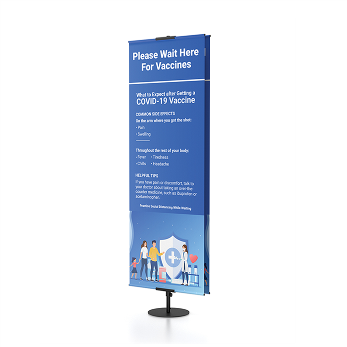 Portable Classic Economy Banner with Stand