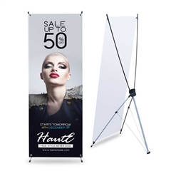 Economy X Banner Stand 32" x 72"