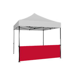 10' x 10' Solid Color Tent Half Wall