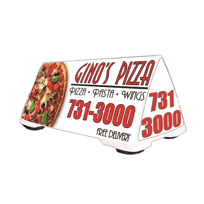 Car Top Lighted Delivery Sign - The Quad