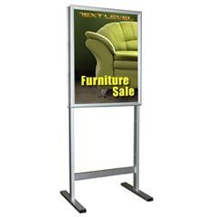 PosterGrip Floor Stand Snap Frames