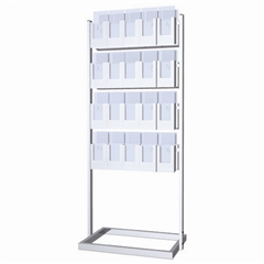 Deluxe Aluminum Brochure Holder