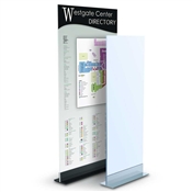 Double L Mount Floor Stand Sign Display