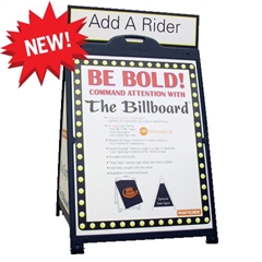 The Billboard Plasticade A-Frame Sign - 36" x 48"