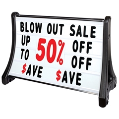 QLA RoadsideÃ¢â€žÂ¢ Message Board Portable Sign- 36" x 48"