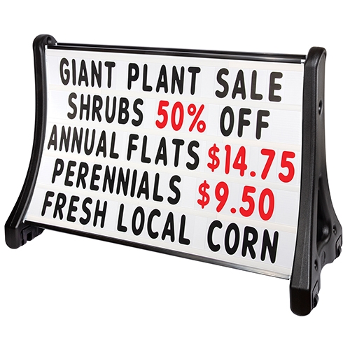 QLA RoadsideÃ¢â€žÂ¢ Message Board Portable Sign- 36" x 48"