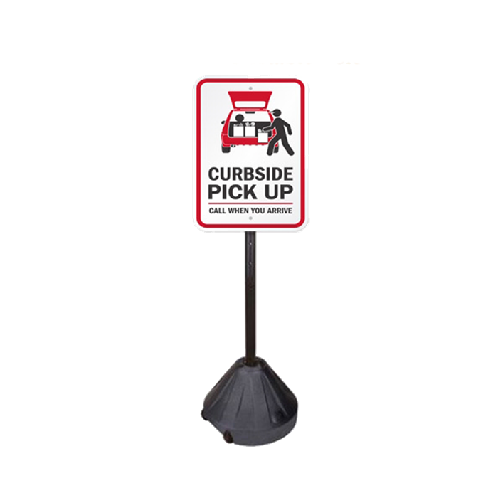 Portable Pole Sign 2