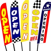 Open Swooper Flags