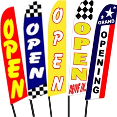 Open Swooper Flags