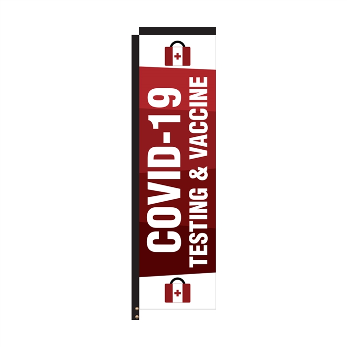 Block Flags (Small) - Custom Print Rectangle Flags - Vertical