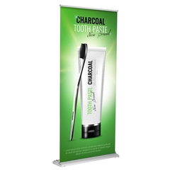 Premium Retractable 36" x 92" (Silver)  Graphic Package