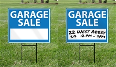 Dry Erase Yard Signs - Reusable Write On Sign Boards