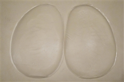 Clear Silicone Teardrop Pads