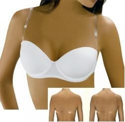 VEGA strapless and transparent back bra